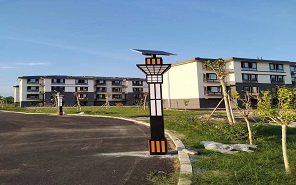 太阳能庭院灯施工安装